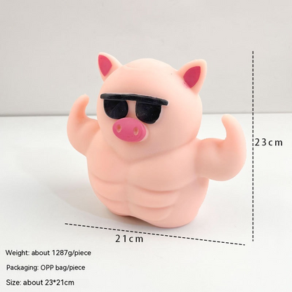 Squishy Muscle Pig Stress Toy