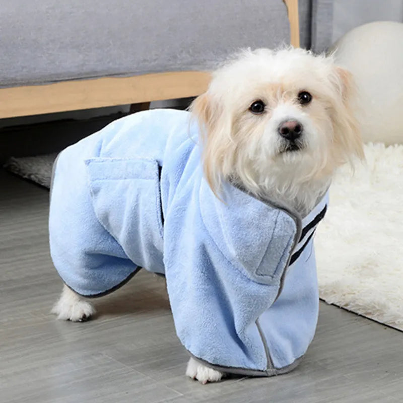 QuickDry Microfiber Dog Bathrobe