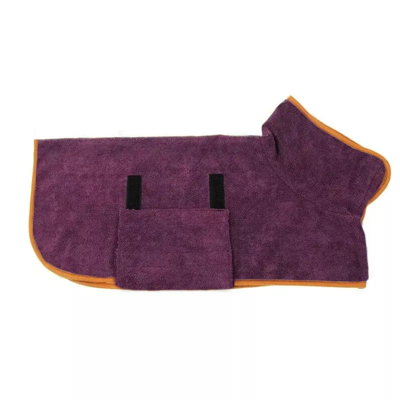 QuickDry Microfiber Dog Bathrobe