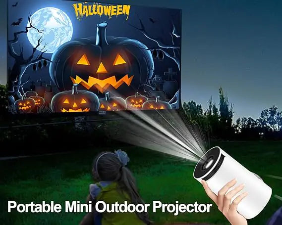 4K Mini Smart Projector with 180° Rotation