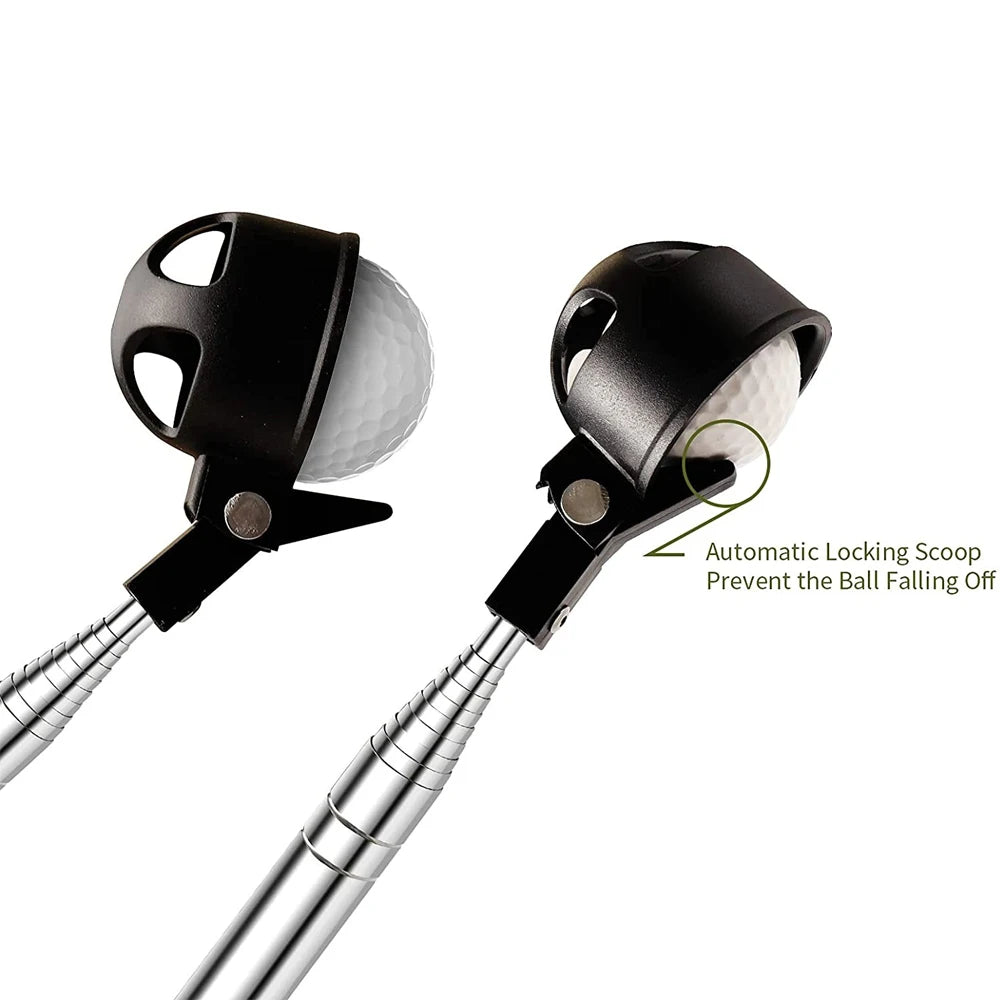 Telescopic Golf Ball Retriever – Aluminum Alloy, Water & Rough