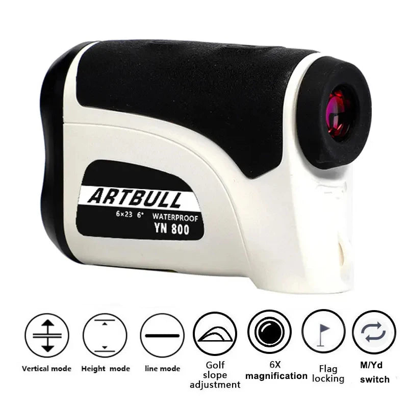 Golf Laser Rangefinder – 1200M Range, Flag Lock & Slope Mode