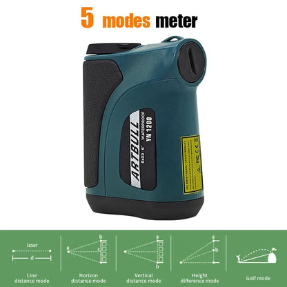 Golf Laser Rangefinder – 1200M Range, Flag Lock & Slope Mode