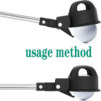 Telescopic Golf Ball Retriever – Aluminum Alloy, Water & Rough