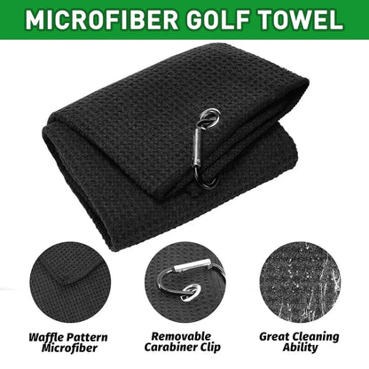 Golf Club Brush & Groove Cleaner Kit with Towel