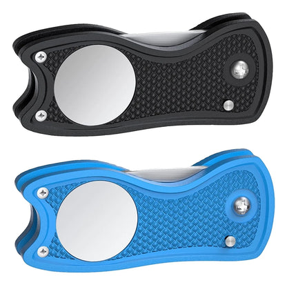 Golf Divot Repair Tool with Magnetic Ball Marker & Hat Clip