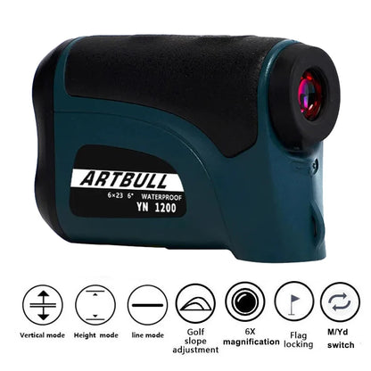 Golf Laser Rangefinder – 1200M Range, Flag Lock & Slope Mode