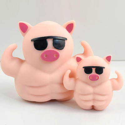 Squishy Muscle Pig Stress Toy
