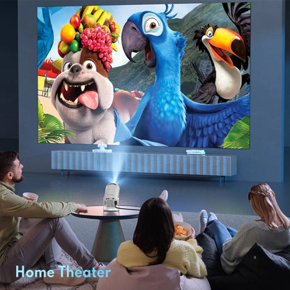 4K Mini Smart Projector with 180° Rotation