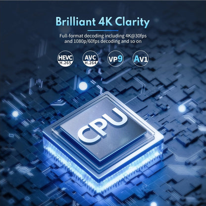 4K Mini Smart Projector with 180° Rotation